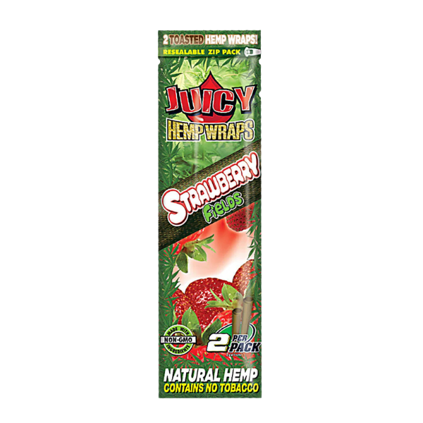 Juicy Jay Hemp Wraps / 2pk / Strawberry Fields